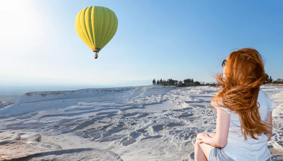 Lot balonem nad Pamukkale photo 7